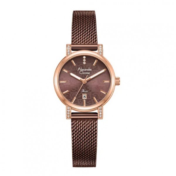 Alexandre Christie AC 2C20 Rosegold Brown LDBROBO Mini Size Alexandre Christie AC 2C20 Rosegold Brown LDBROBO Mini Size